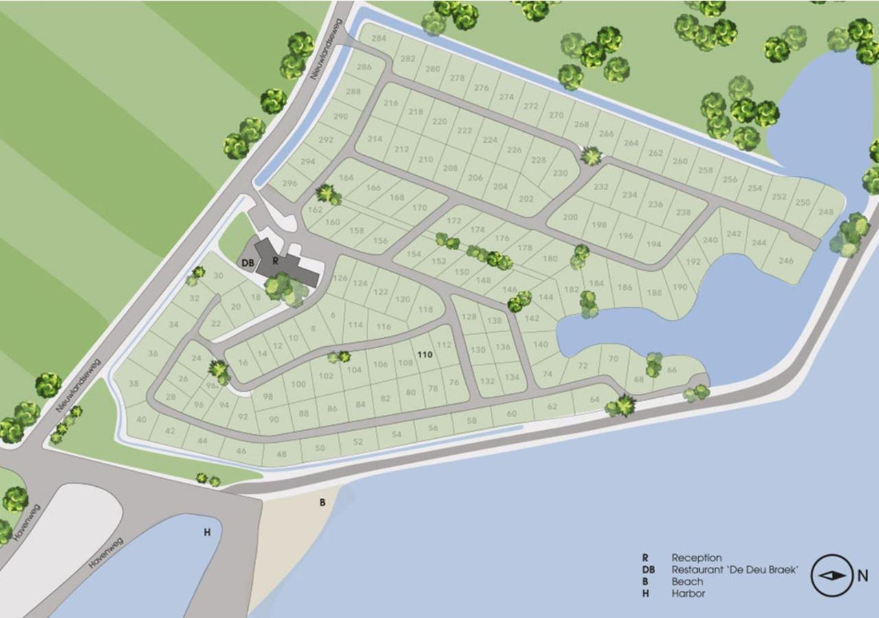 Chaletparc Krabbenkreek Zeeland - Chalet 110 신트 아날란트 외부 사진